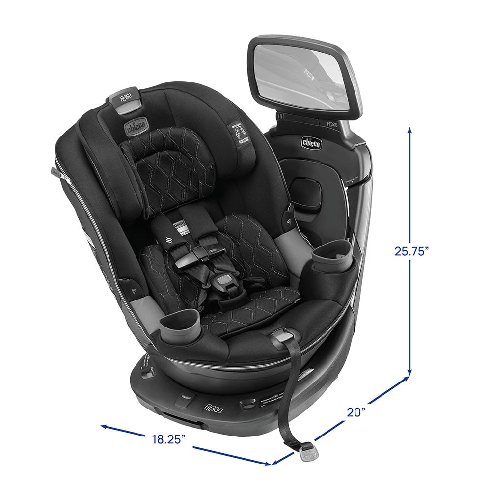 Chicco Fit360 Zip dimensions image