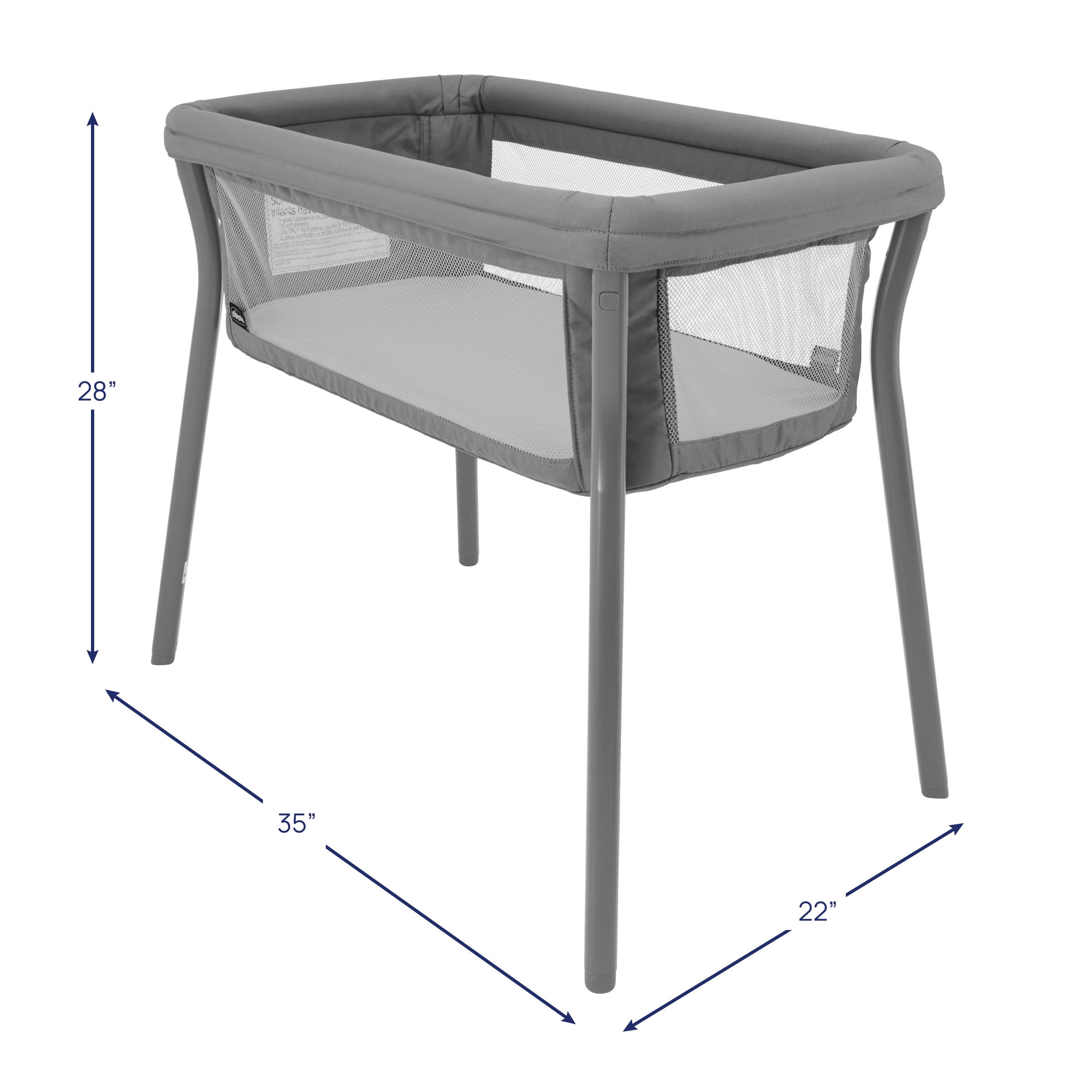 Chicco LullaGo Anywhere SE Bassinet dimensions