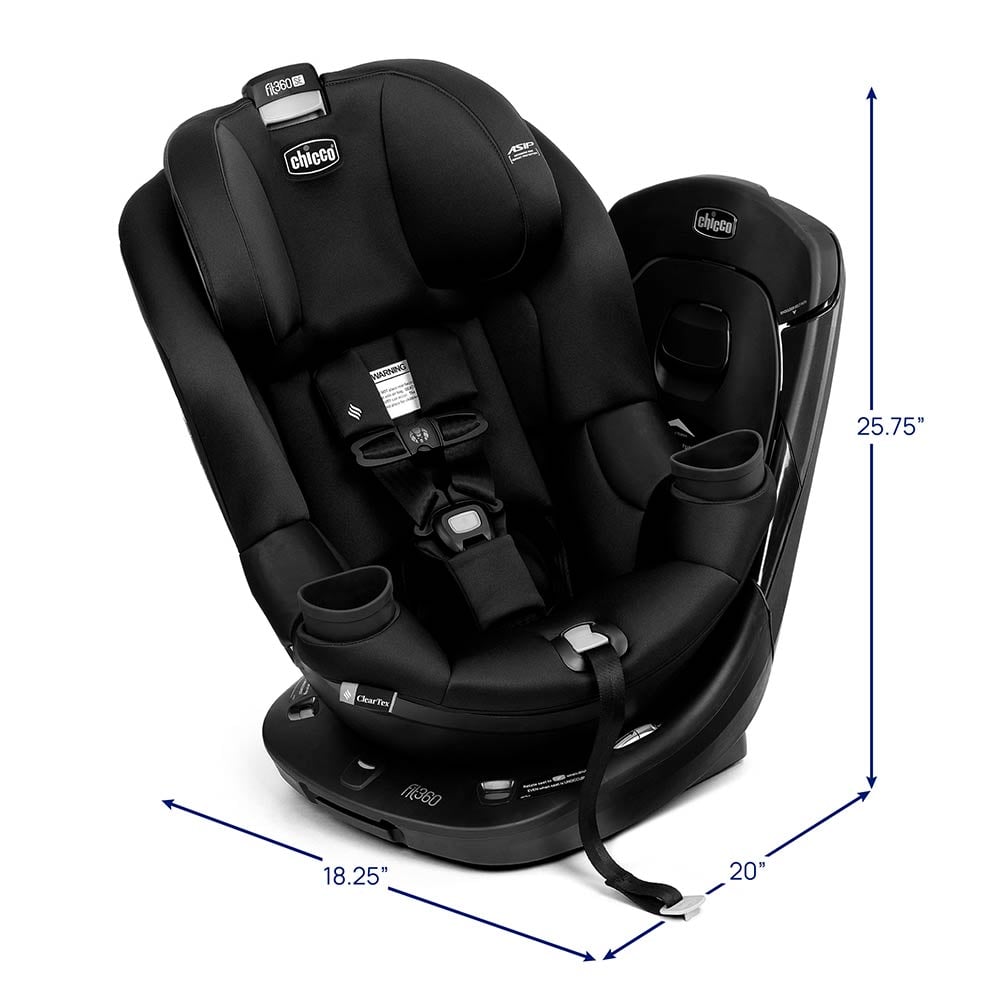 Chicco Fit360 SE Rotating Car Seat dimensions image
