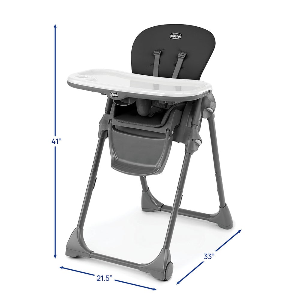 Chicco Polly High Chair dimensions image