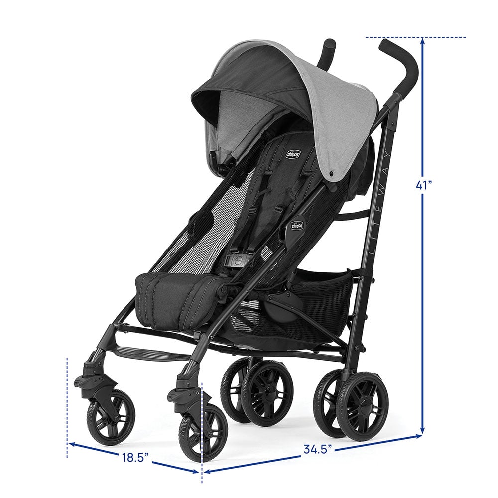 Chicco Liteway Stroller dimensions image