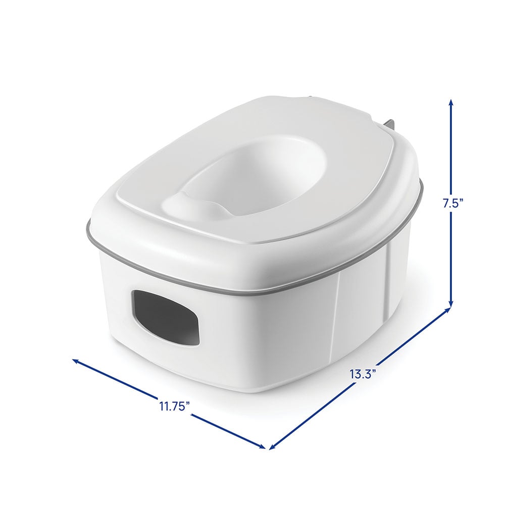 Chicco 3-in-1 Potty Training System dimensions image